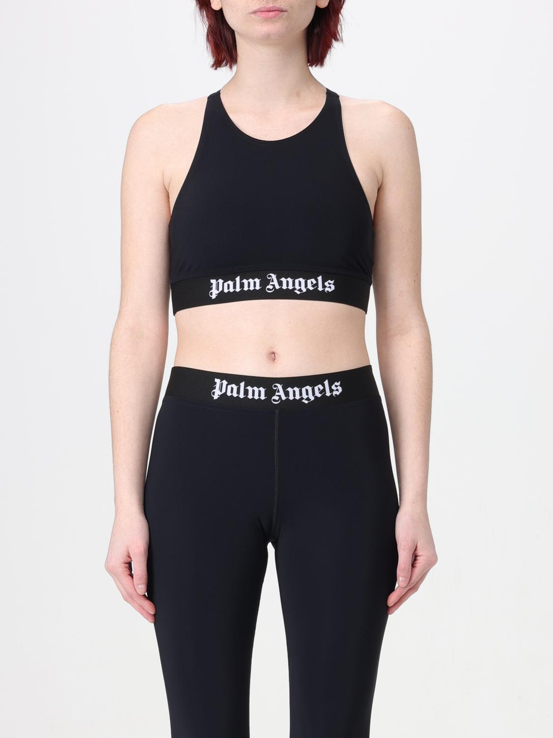 Shop Palm Angels Top  Woman Color Black