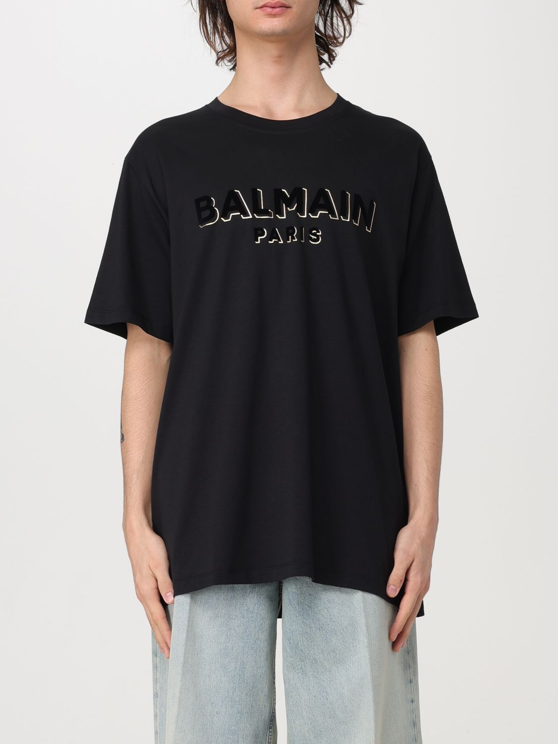 Balmain T-shirt  Herren Farbe Schwarz In Black