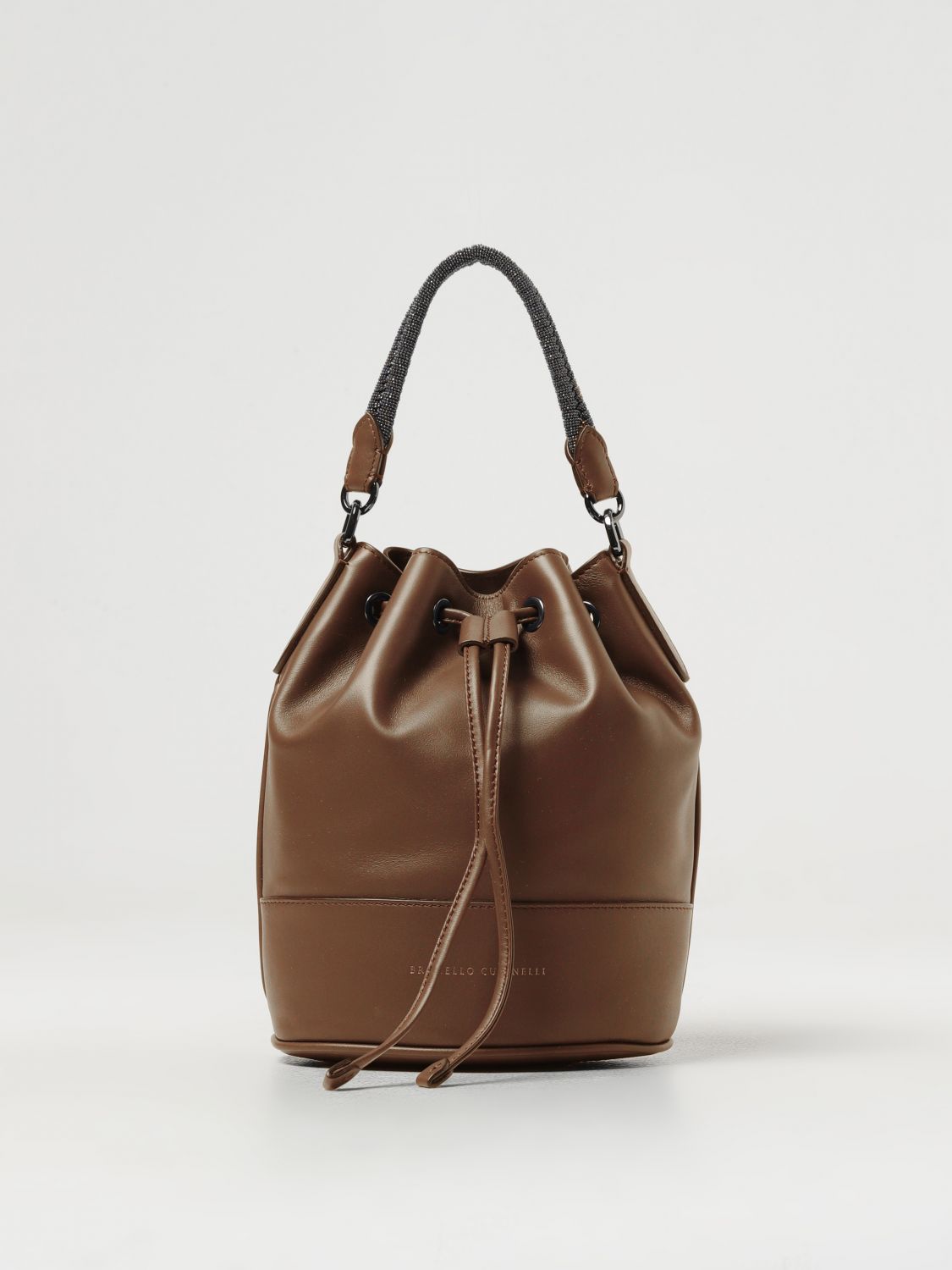 Shop Brunello Cucinelli Mini Bag  Woman Color Brown In 棕色
