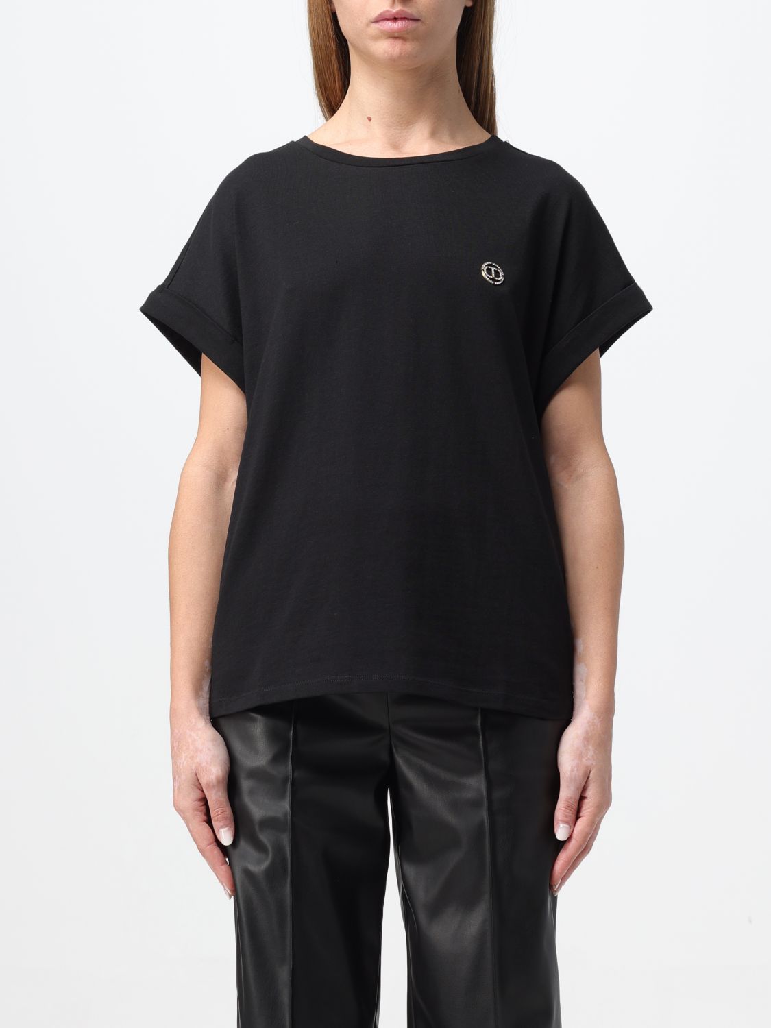 Shop Twinset T-shirt  Woman Color Black