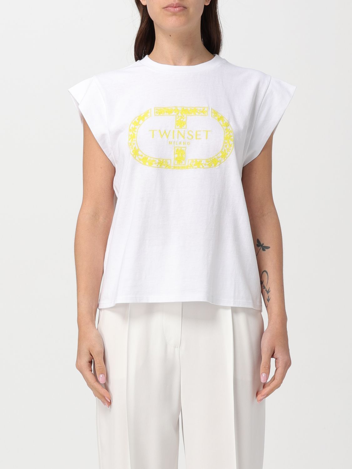 Shop Twinset T-shirt  Woman Color White 1