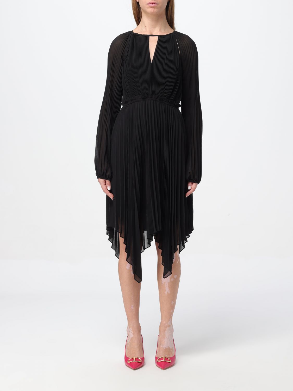 Shop Twinset Dress  Woman Color Black
