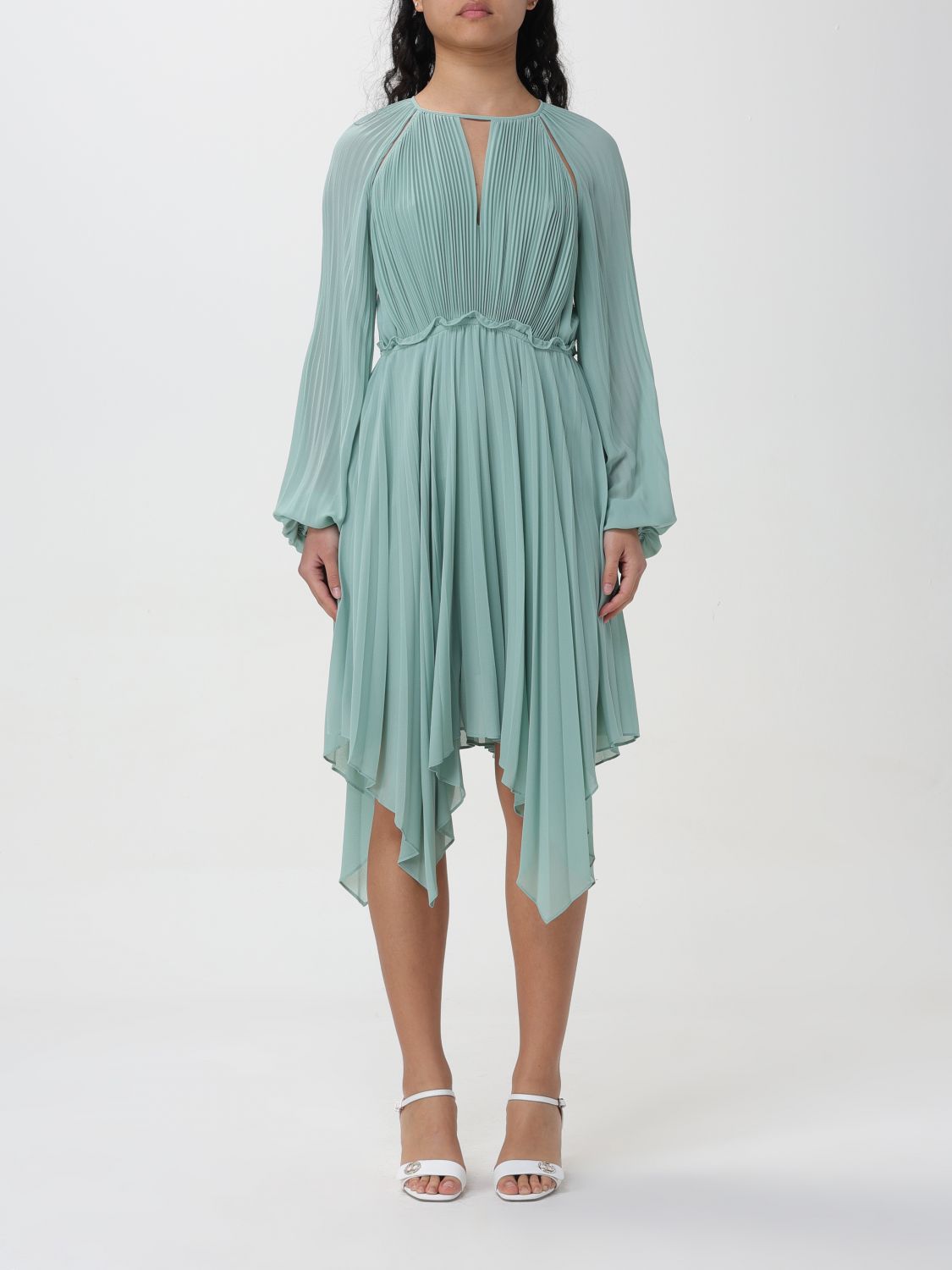 Shop Twinset Dress  Woman Color Mint