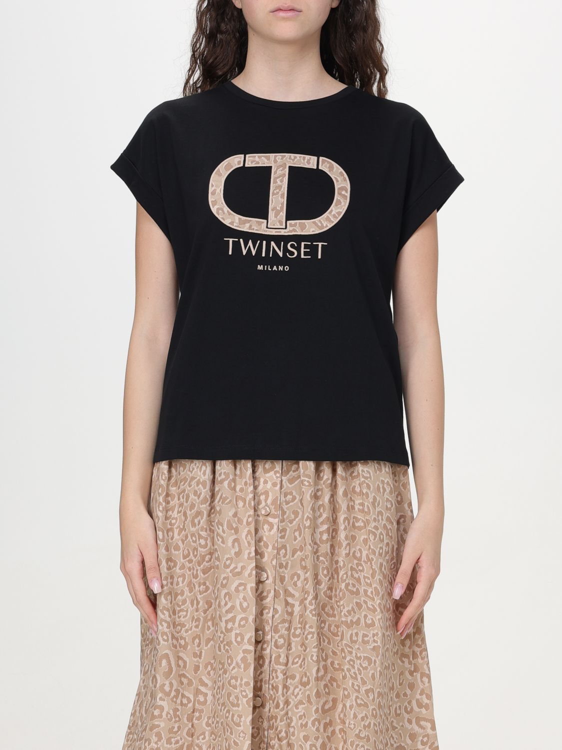 Shop Twinset T-shirt  Woman Color Black