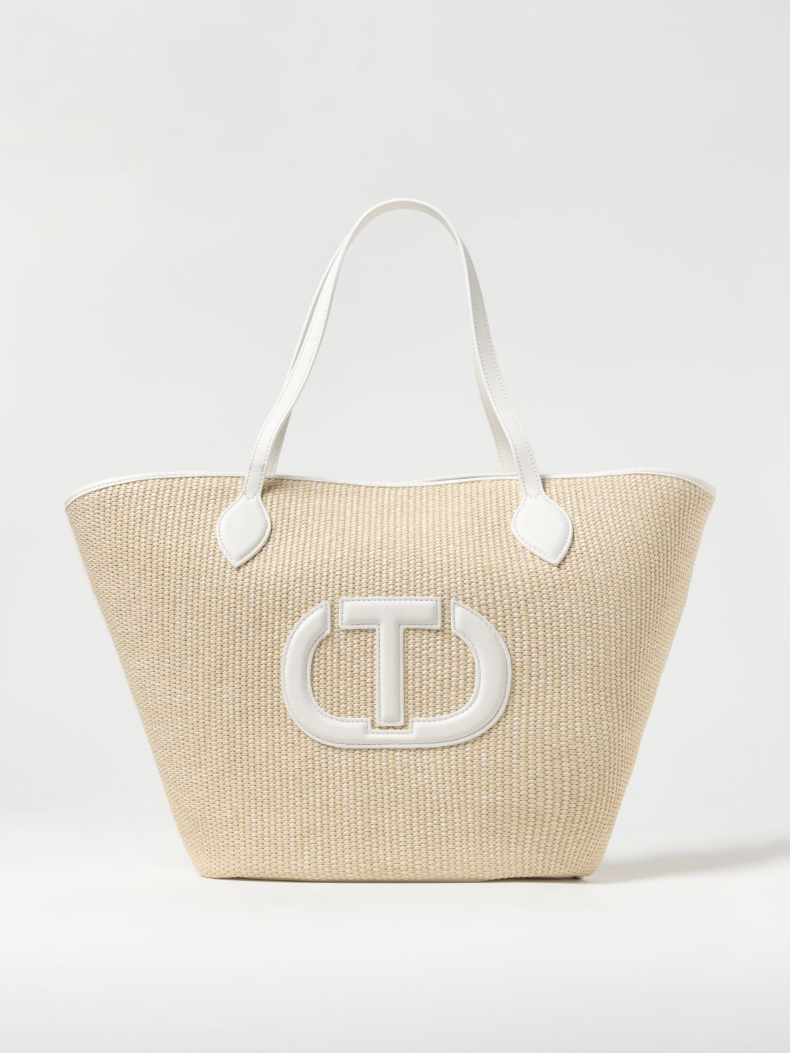 Shop Twinset Tote Bags  Woman Color White