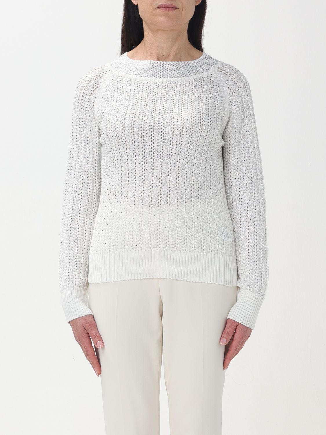 Ermanno Scervino Sweater  Woman Color White