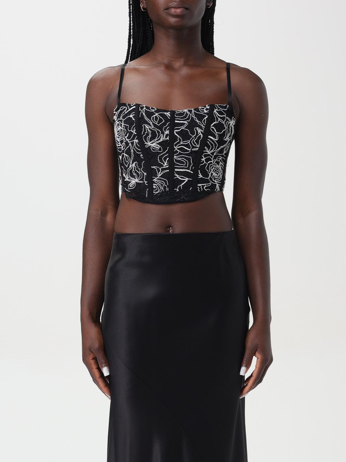 Ermanno Scervino Life Top  Woman Color Black In Black