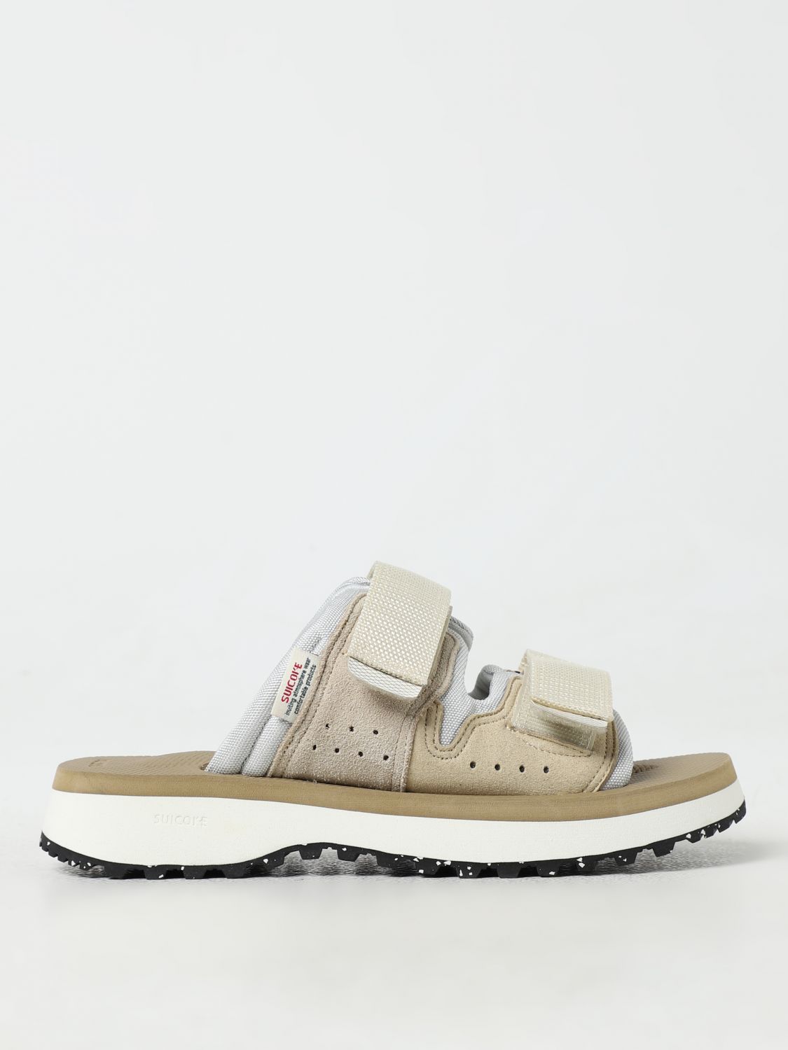 Shop Suicoke Flat Sandals  Woman Color Beige