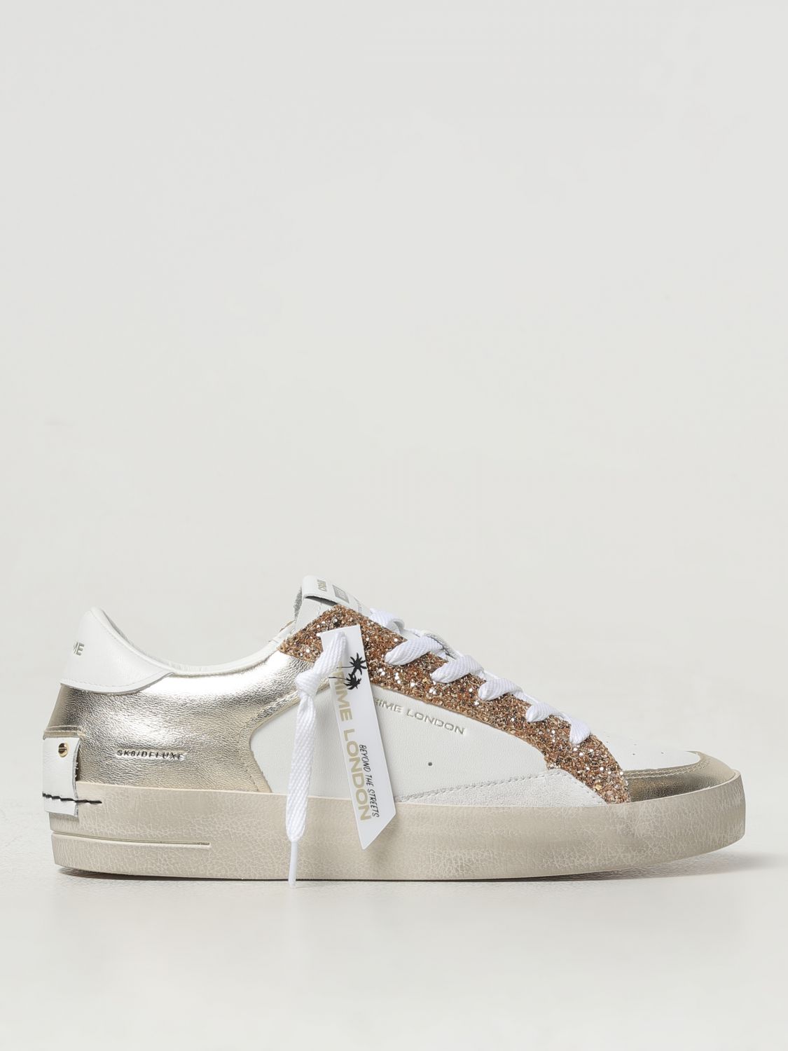 Shop Crime London Sneakers  Woman Color Gold In 金色