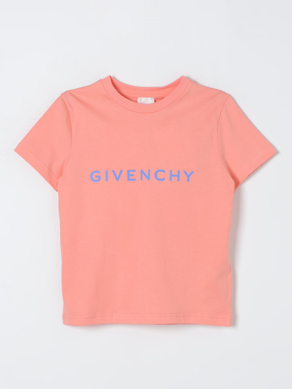 Shop Givenchy T-shirt  Kids Color Orange
