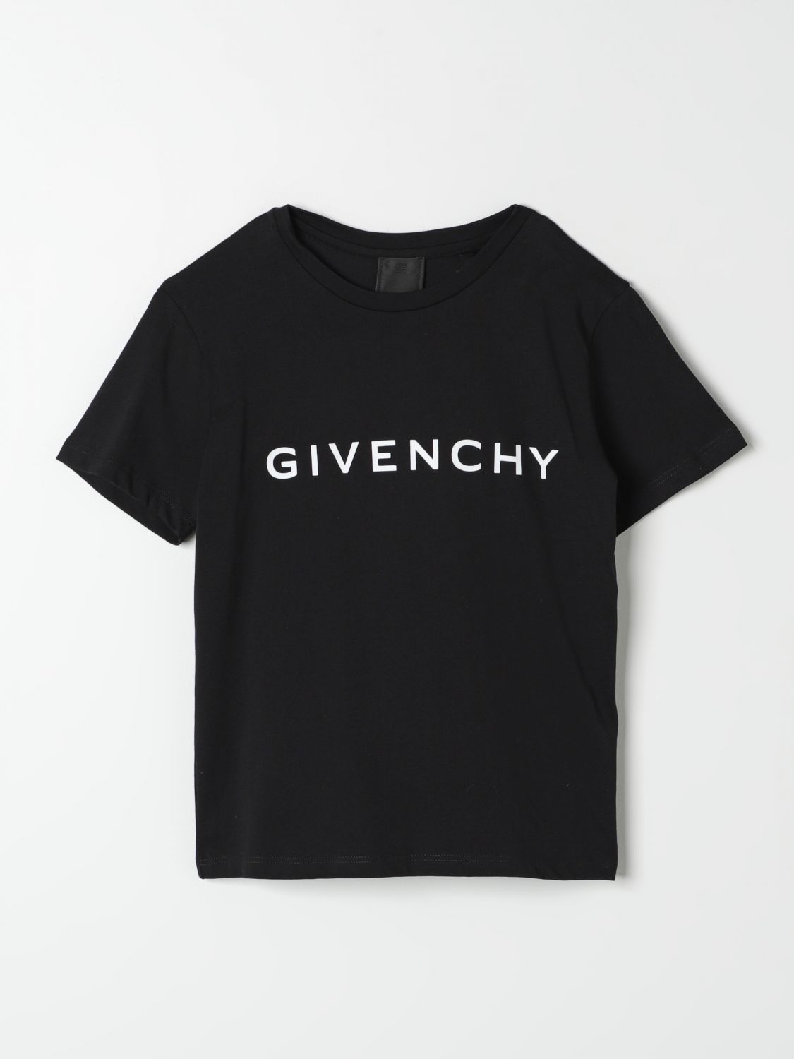 Shop Givenchy T-shirt  Kids Color Black