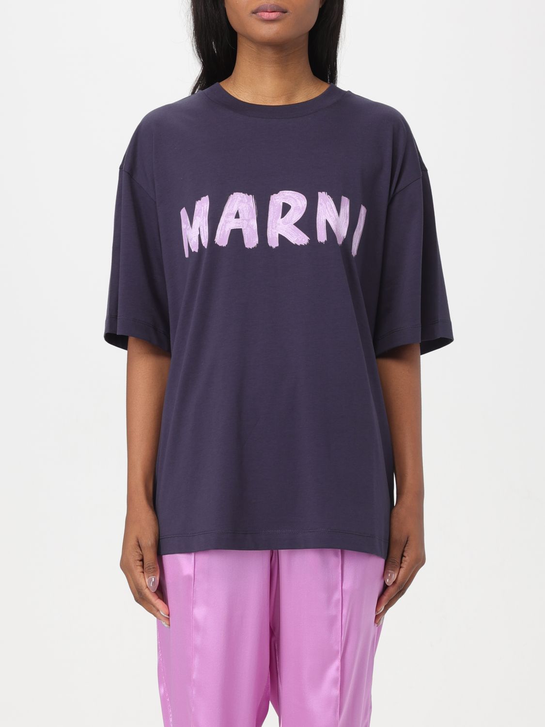 T-Shirt MARNI Woman colour Navy