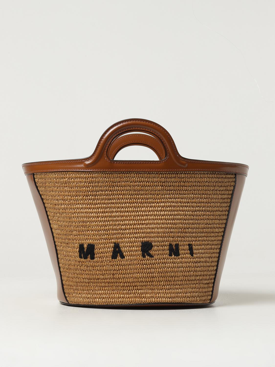 Handbag MARNI Woman colour Natural