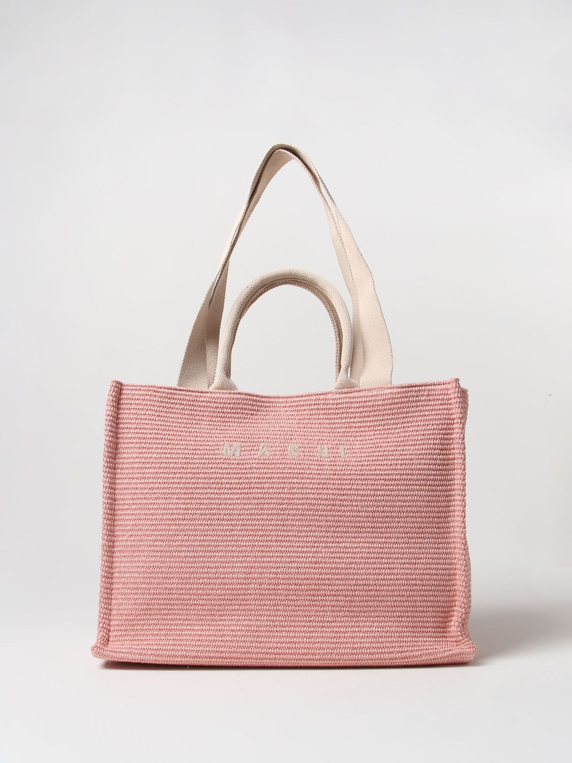 Shop Marni Tote Bags  Woman Color Pink