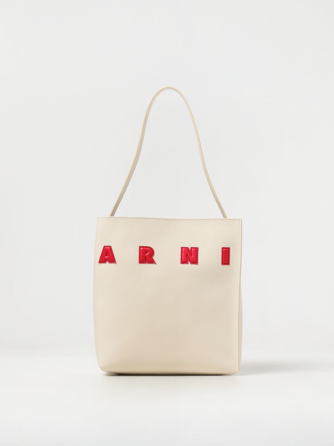 Shop Marni Shoulder Bag  Woman Color Ivory