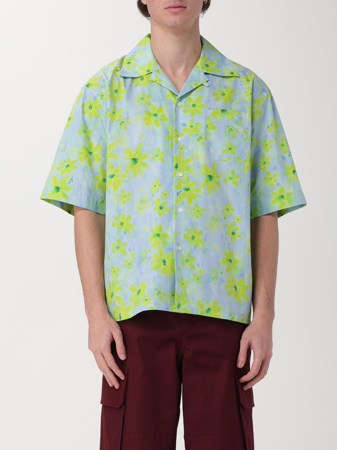 Shop Marni Shirt  Men Color Water