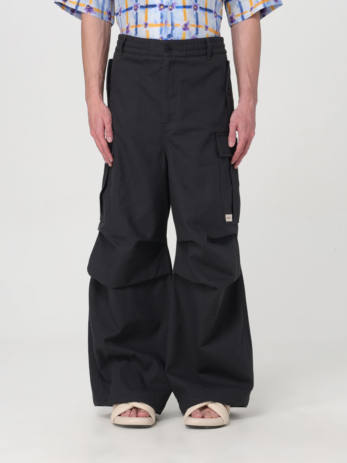 Shop Marni Pants  Men Color Black