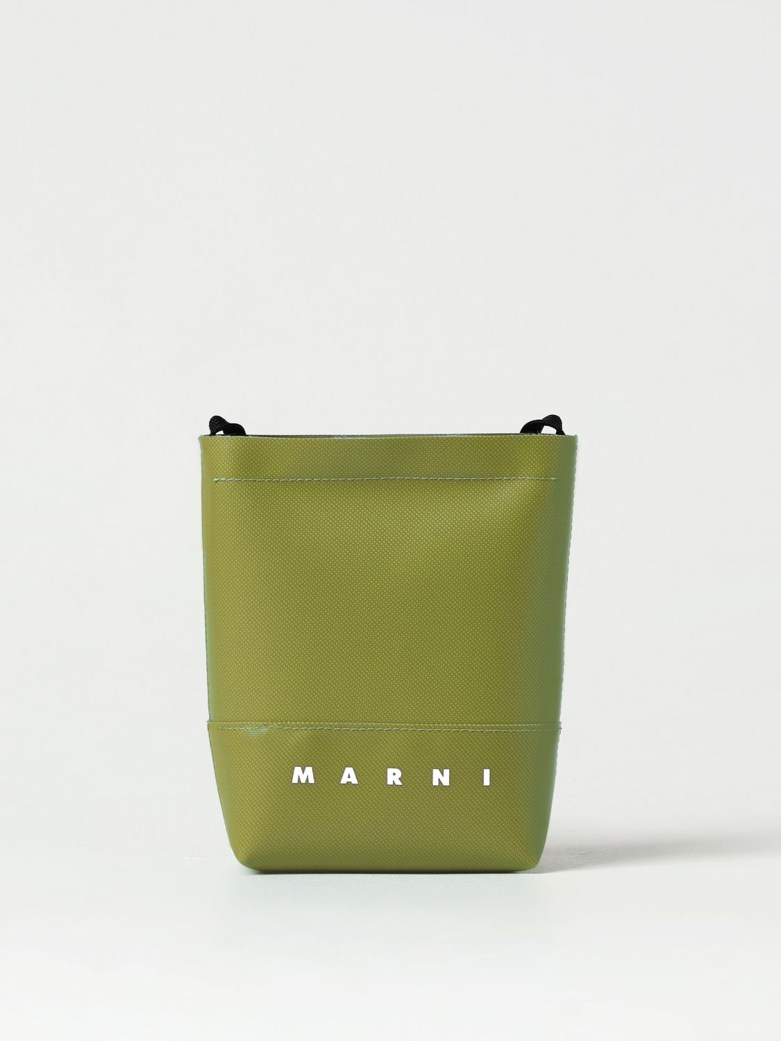 Shop Marni Shoulder Bag  Men Color Olive