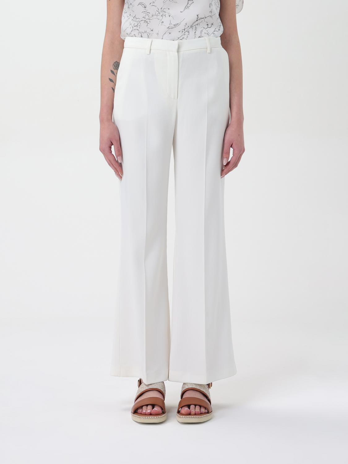 Shop Simona Corsellini Pants  Woman Color White In 白色