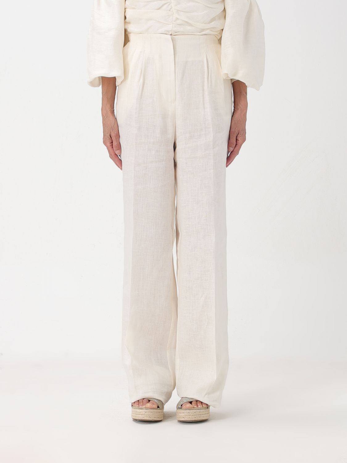 Simona Corsellini Pants  Woman Color White