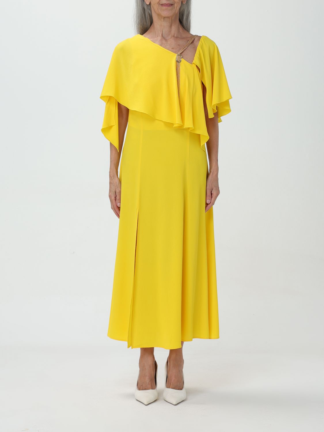 Shop Simona Corsellini Dress  Woman Color Yellow