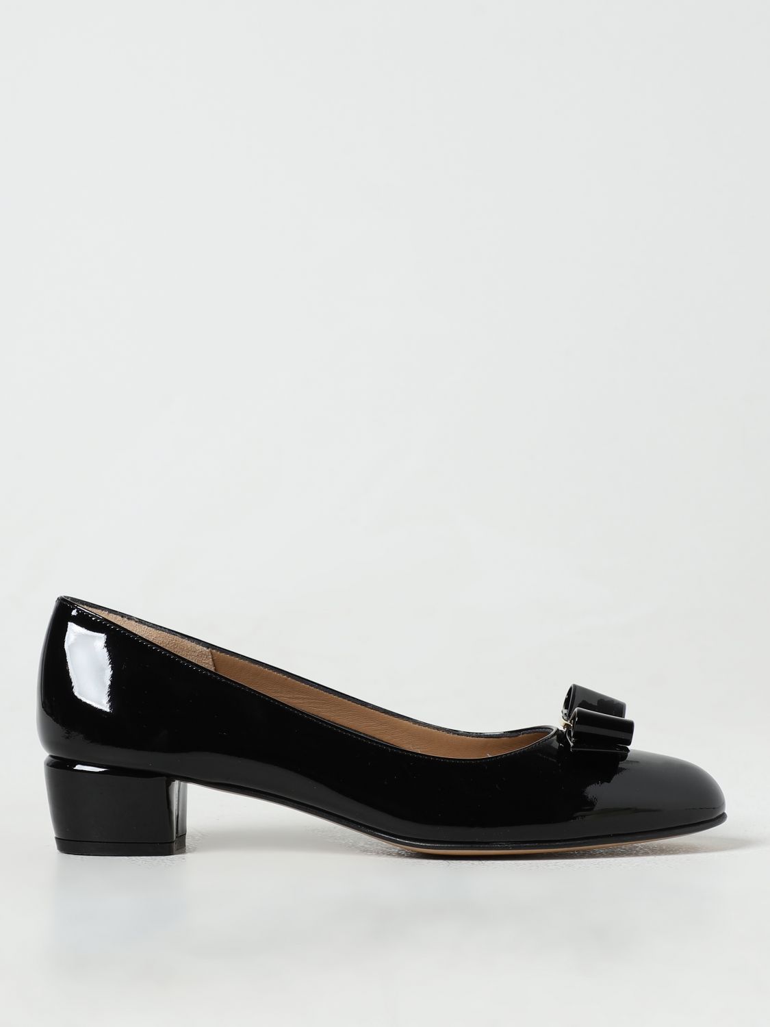 Shop Ferragamo High Heel Shoes  Woman Color Black