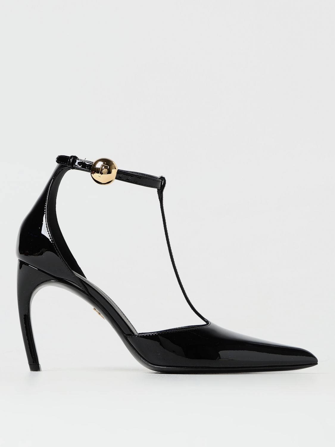 Heeled Sandals FERRAGAMO Woman color Black