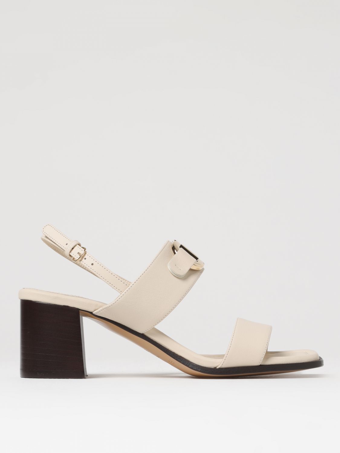 Shop Ferragamo Heeled Sandals  Woman Color White