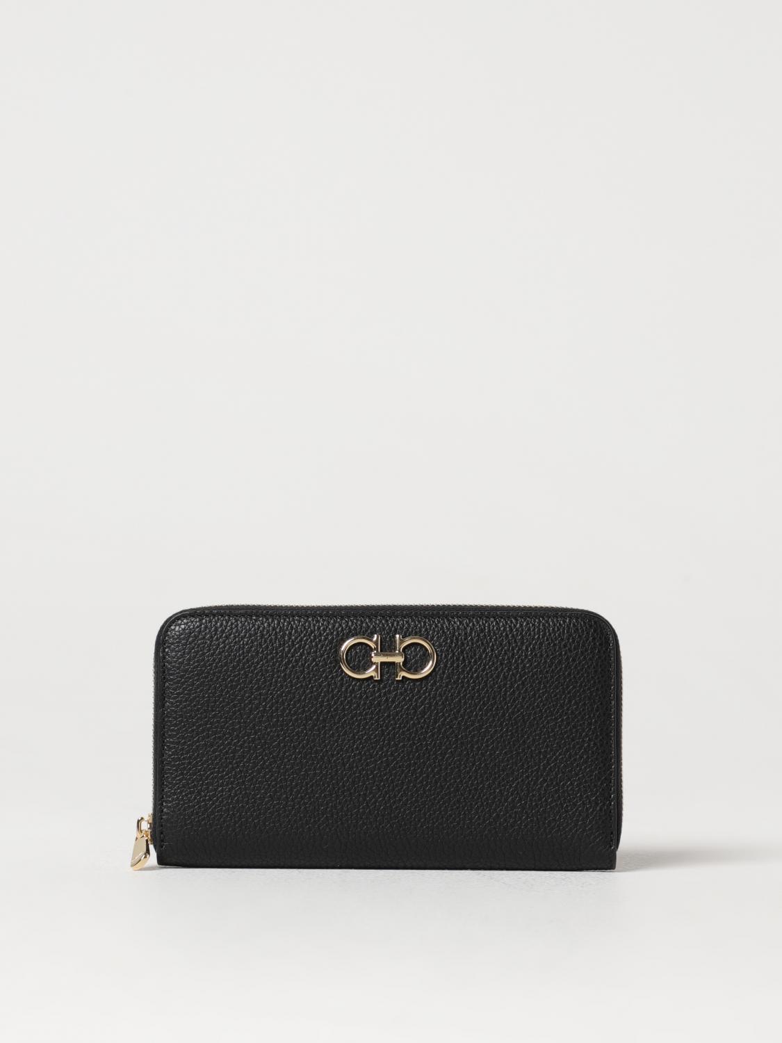 Shop Ferragamo Wallet  Woman Color Black