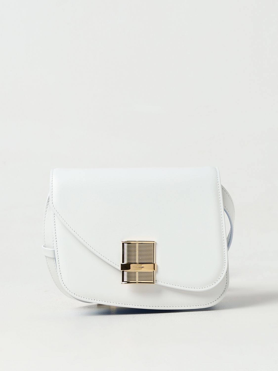 Shop Ferragamo Crossbody Bags  Woman Color White