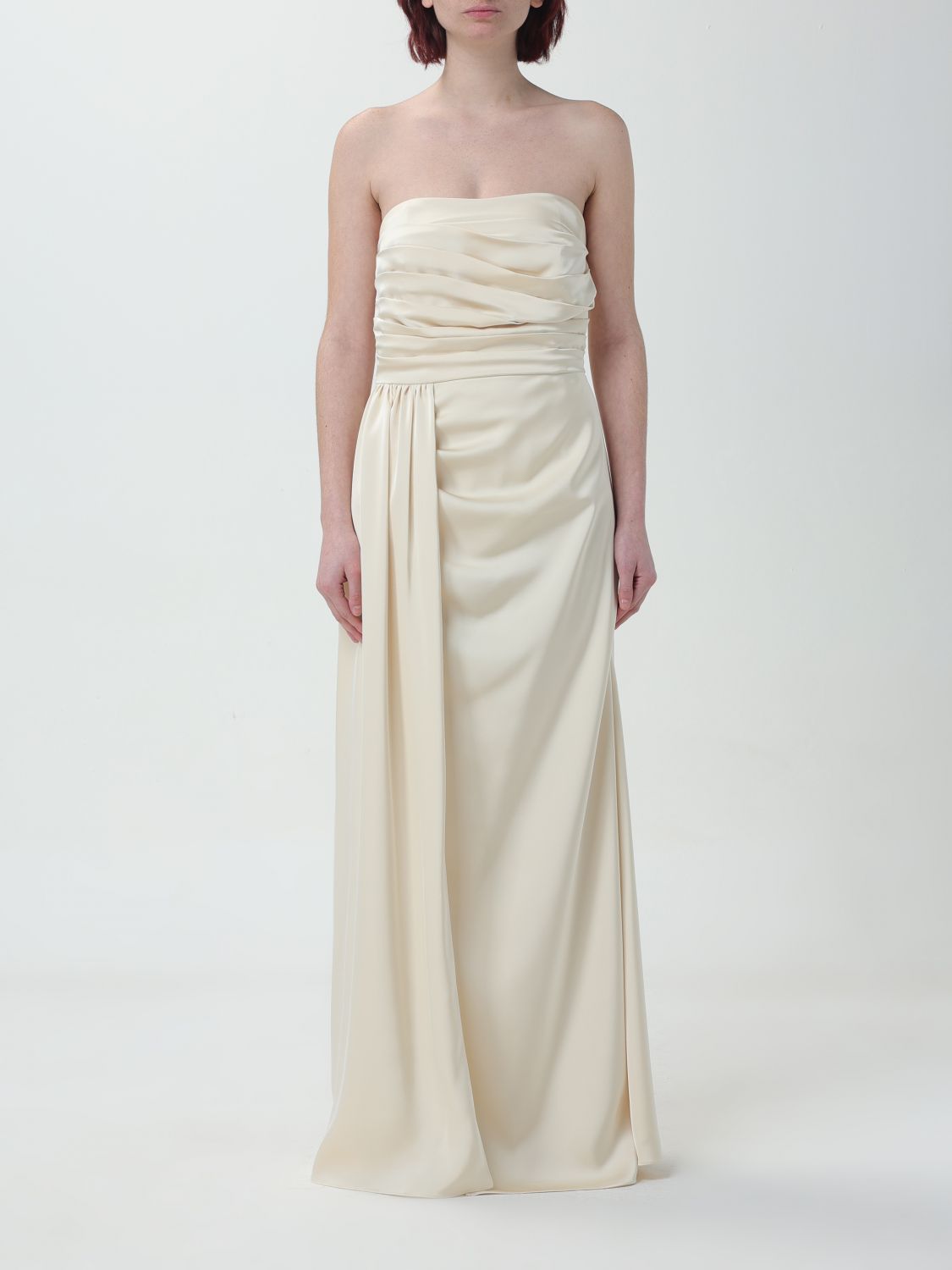 Shop H Couture Dress  Woman Color Ivory