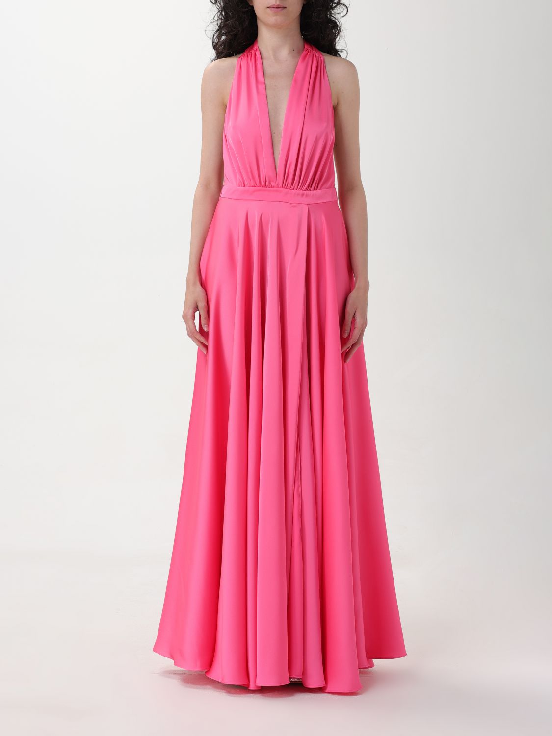 Shop H Couture Dress  Woman Color Pink In 粉色