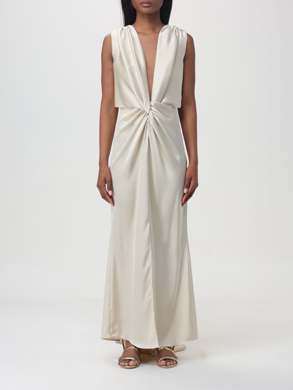 Shop H Couture Dress  Woman Color Ivory