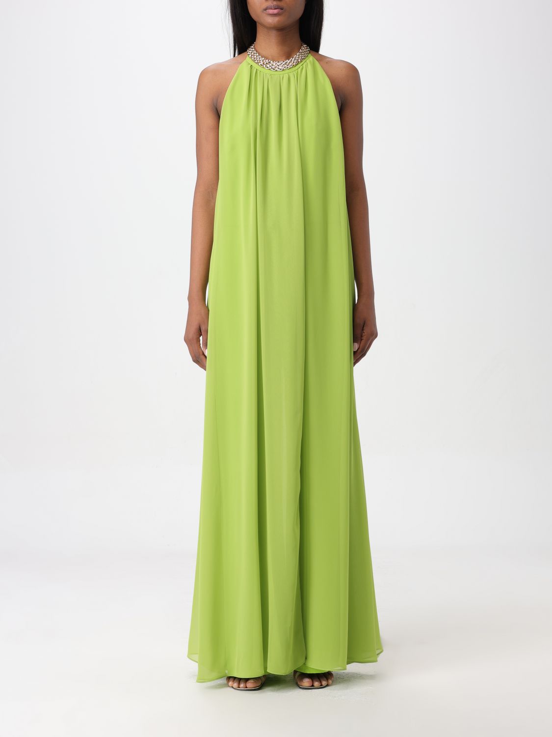 Shop H Couture Dress  Woman Color Lime