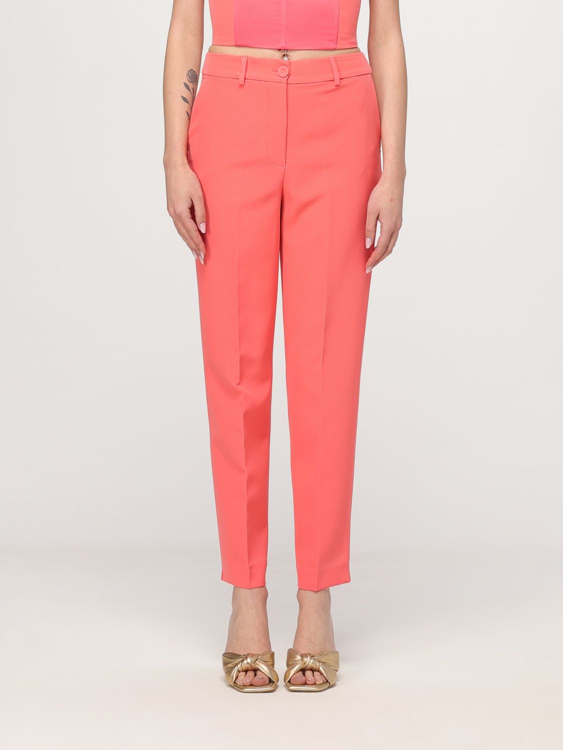 Shop H Couture Pants  Woman Color Coral