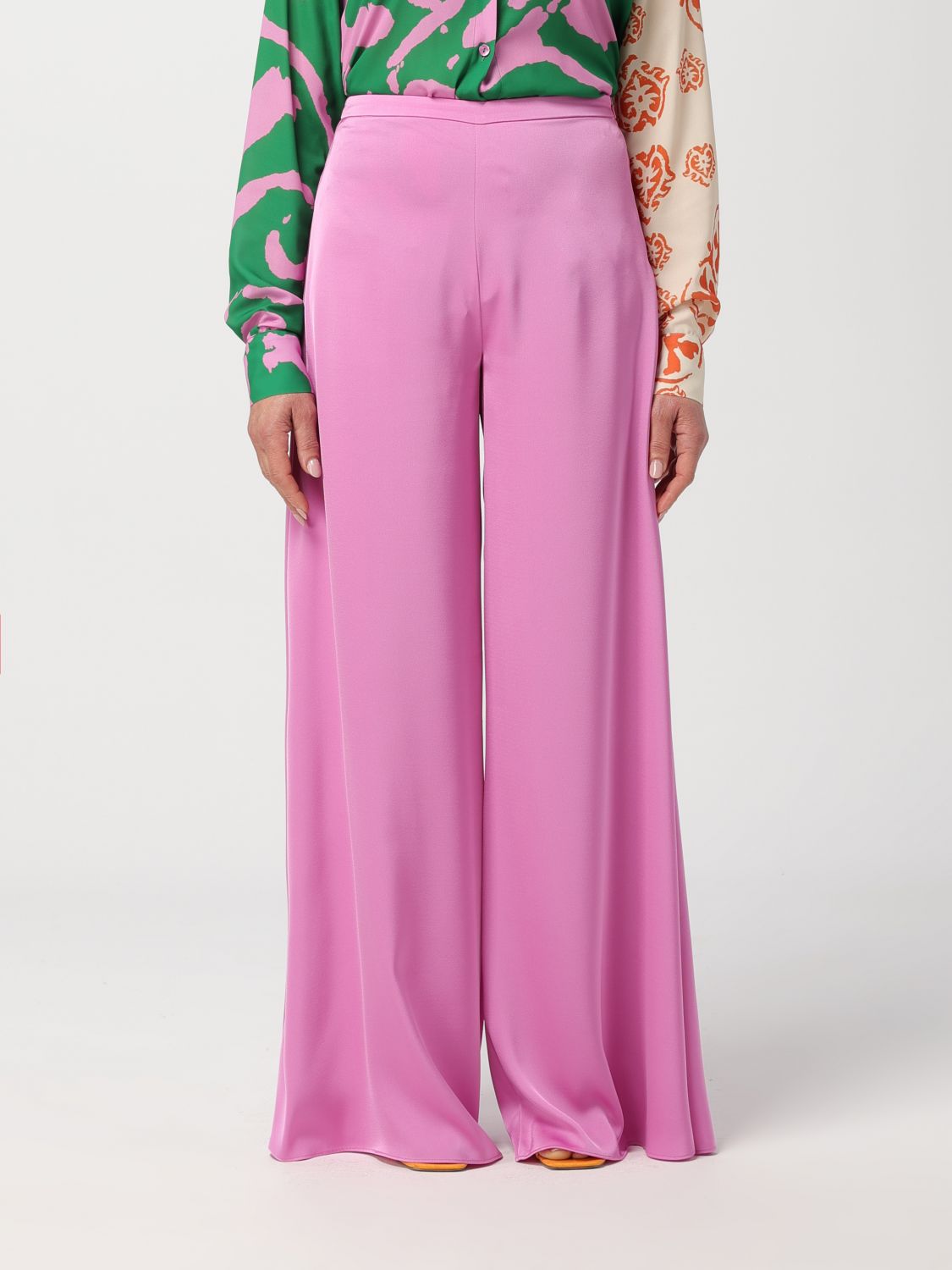 Shop Hanita Pants  Woman Color Pink