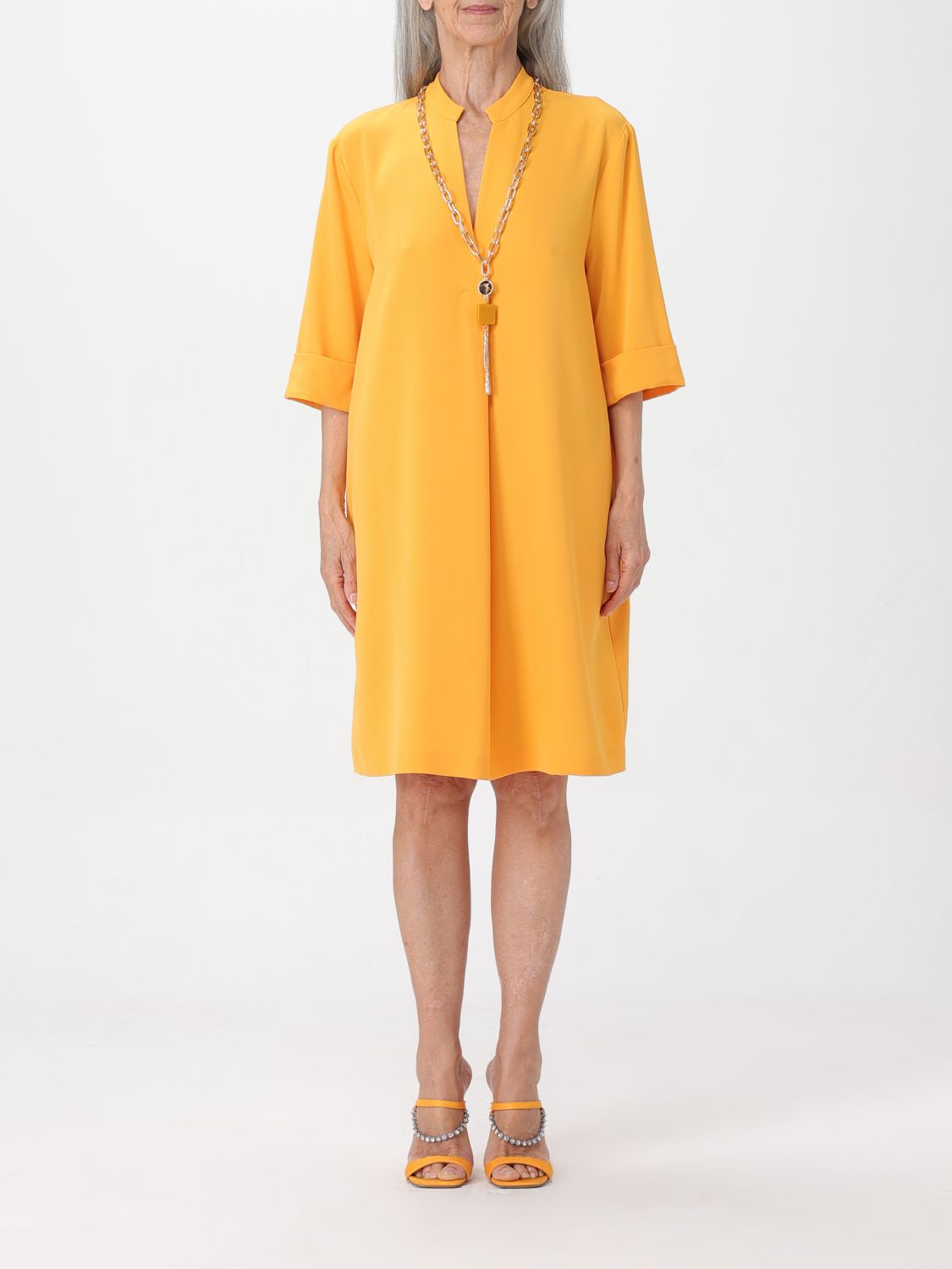 Shop Hanita Dress  Woman Color Orange