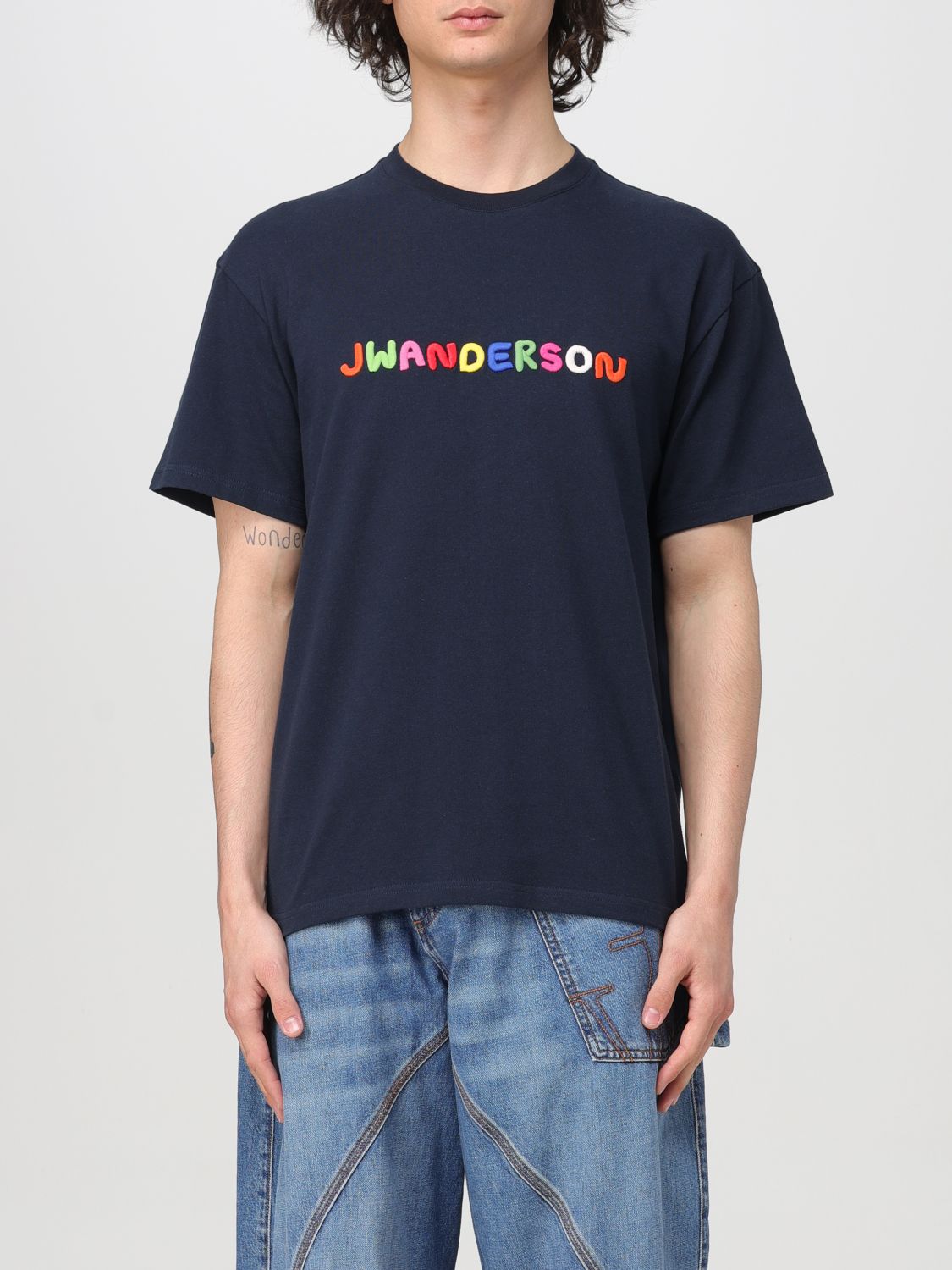 Jw Anderson T-shirt  Men Color Navy