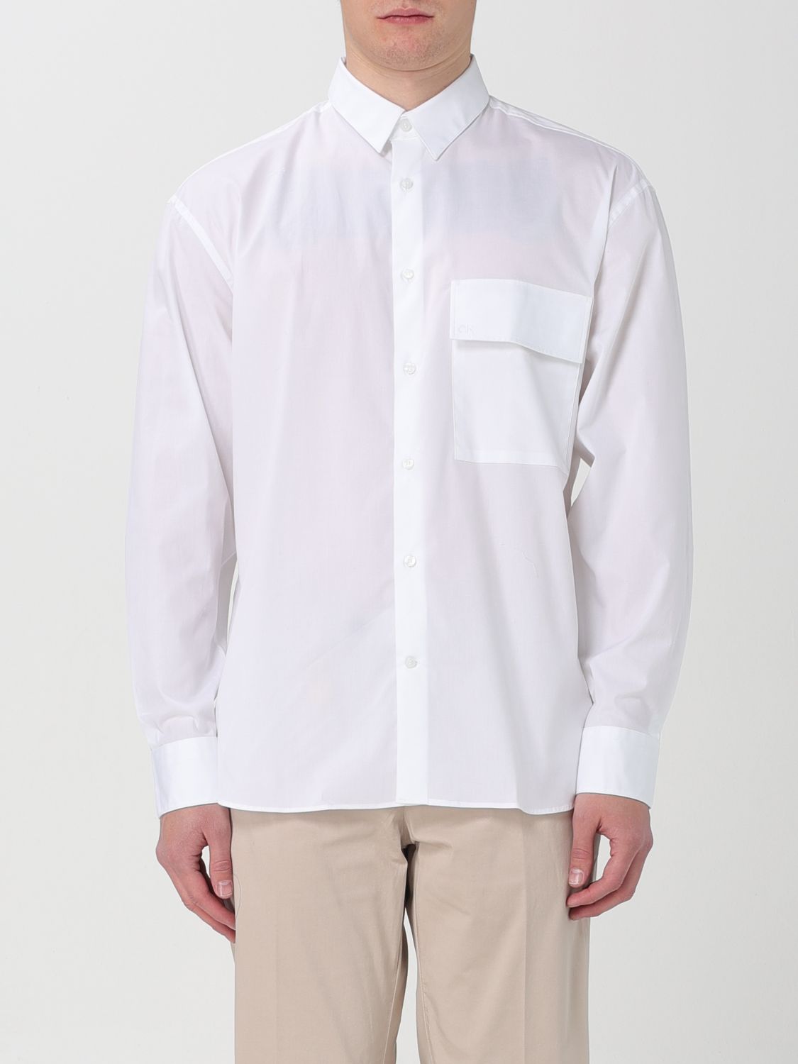 Calvin Klein Shirt  Men In White
