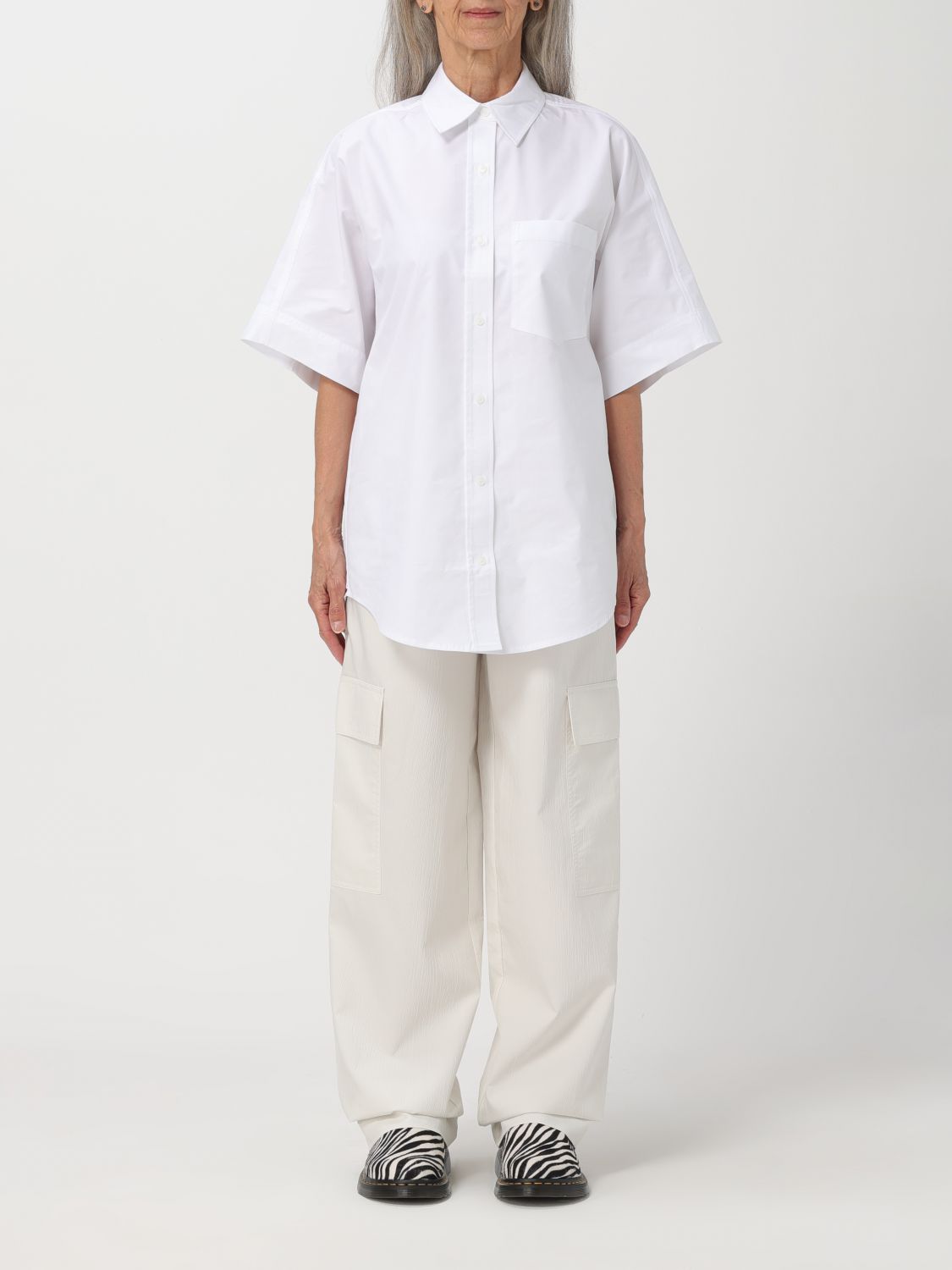 Shop Calvin Klein Shirt  Woman Color White