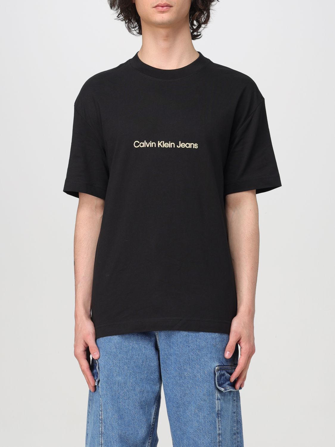 Ck Jeans T-shirt  Men Color Black