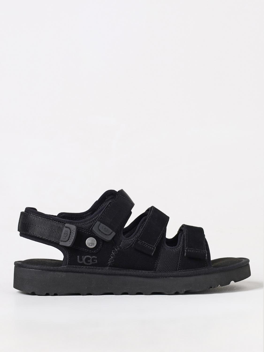 Shop Ugg Sandals  Men Color Black In 黑色