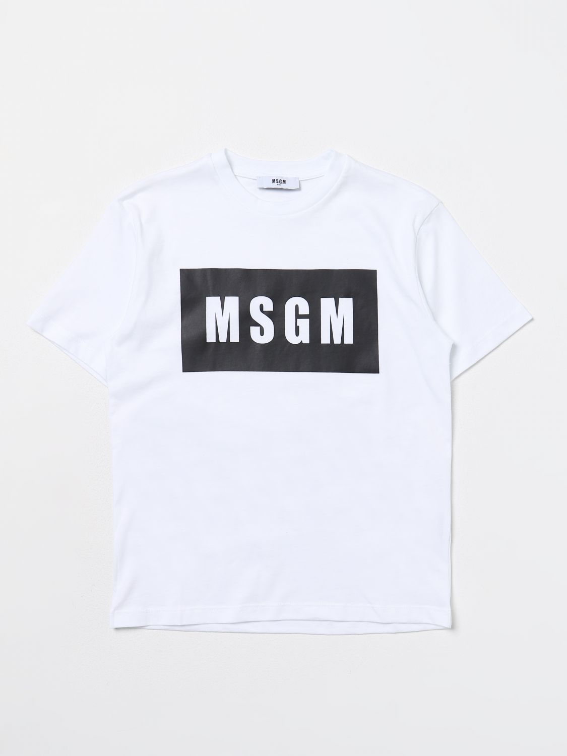 Msgm T恤  Kids 儿童 颜色 白色 In White