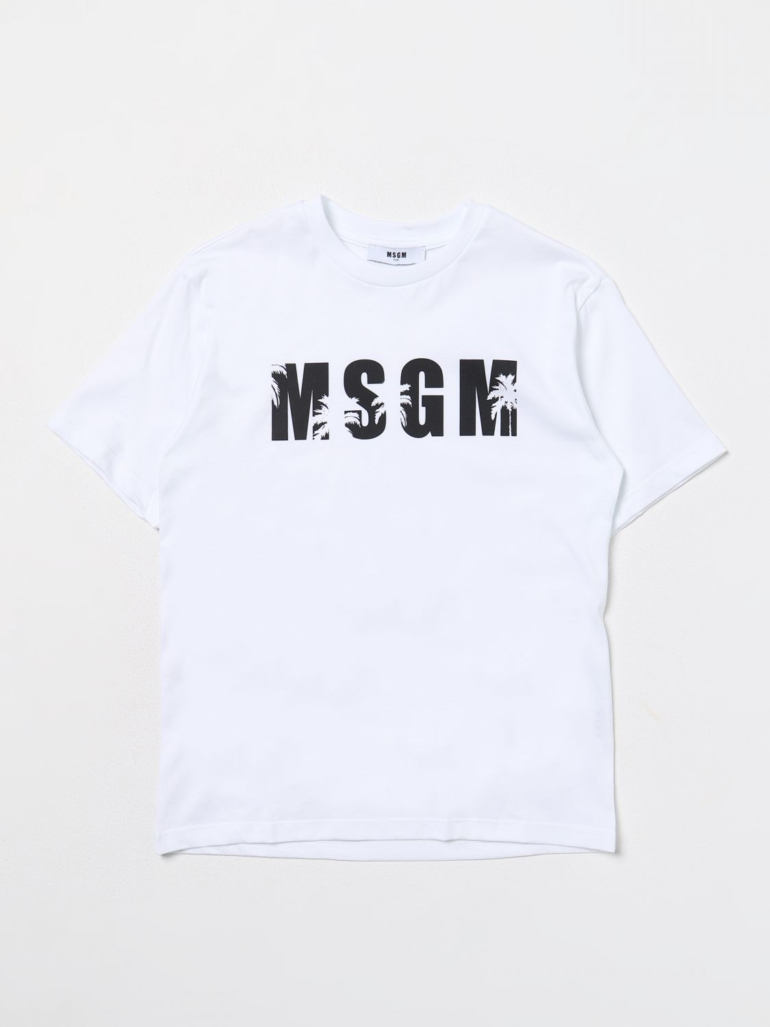 Msgm T恤  Kids 儿童 颜色 白色 In White