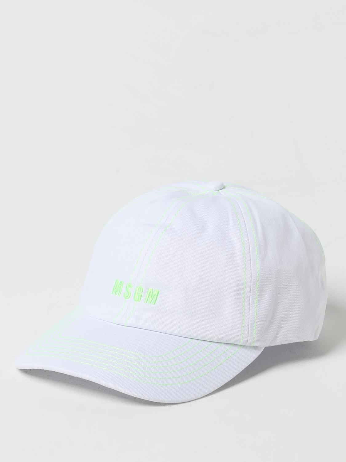 MSGM MSGM KIDS Hat Kids color White　MSGM KIDS 帽子 キッズカラー ホワイト