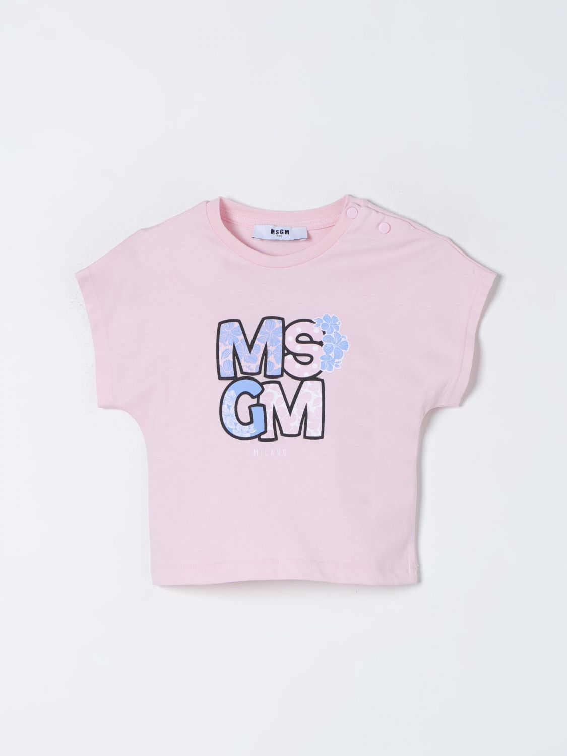 T恤 MSGM KIDS 儿童 颜色 粉色