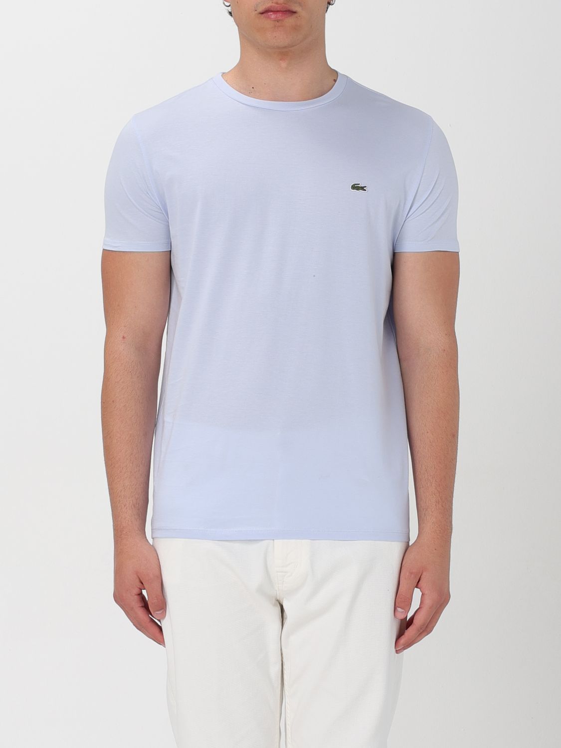 Shop Lacoste T-shirt  Men Color Blue 1