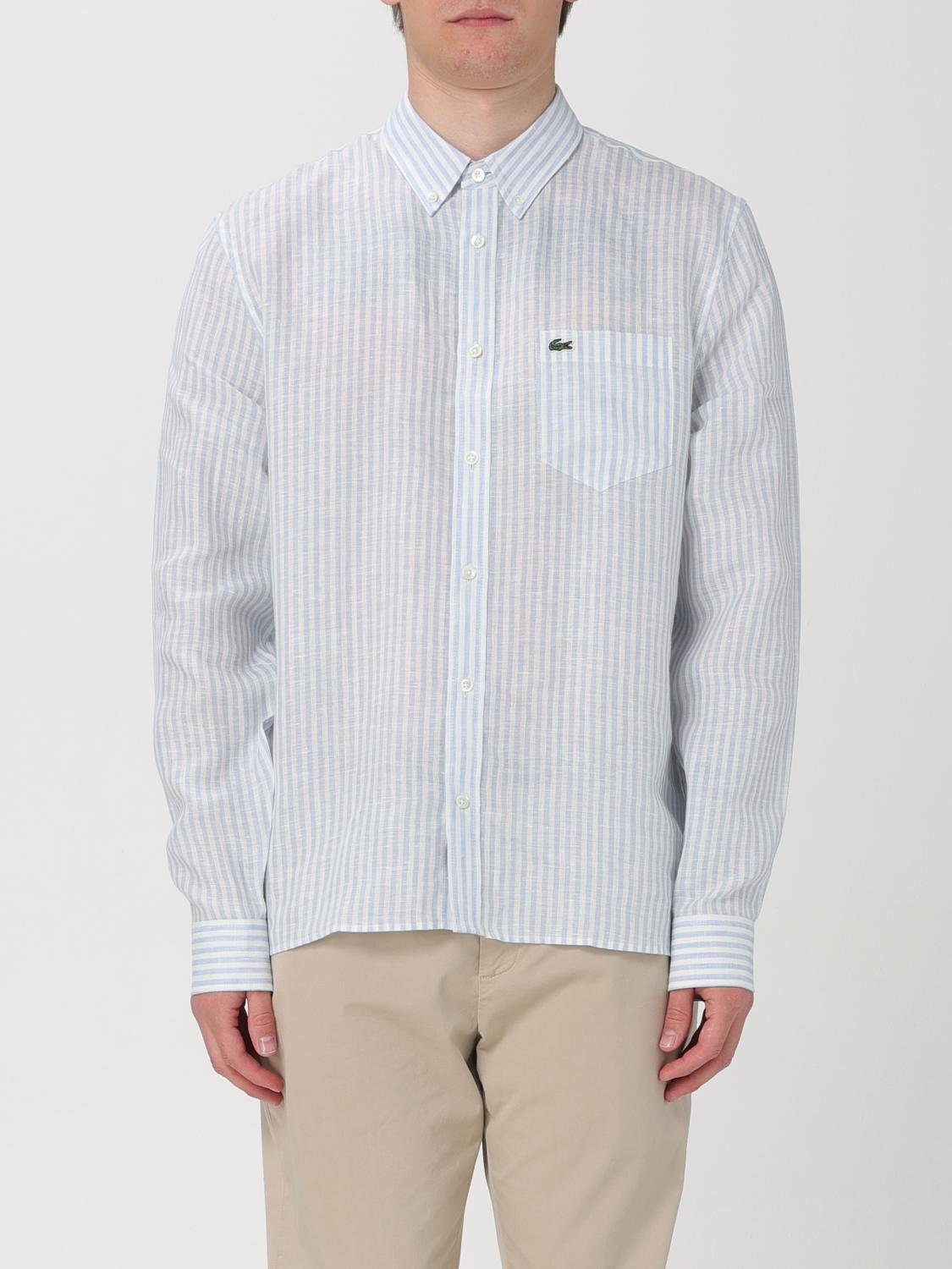 Shop Lacoste Shirt  Men Color Gnawed Blue