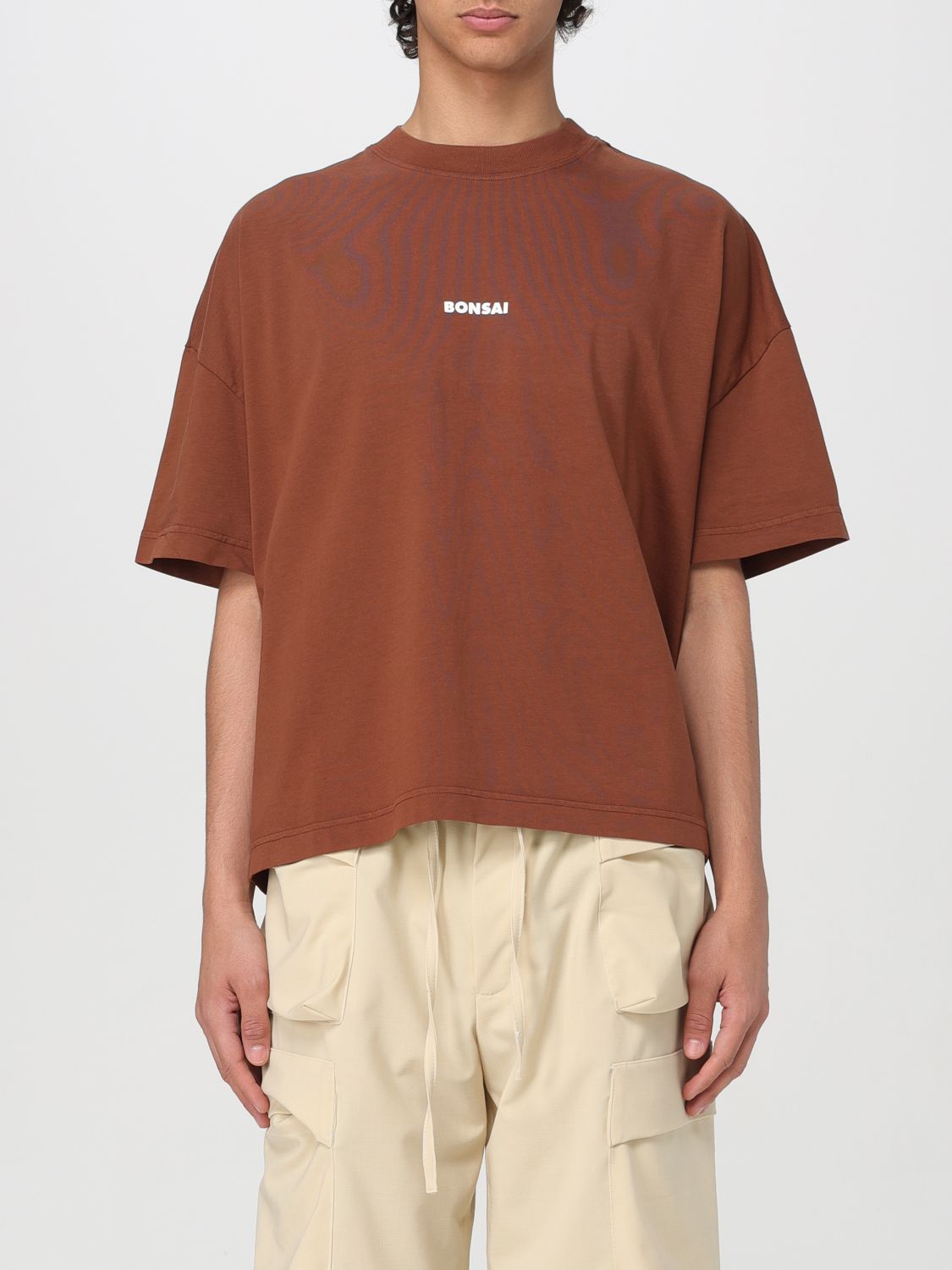 Shop Bonsai T-shirt  Men Color Brown