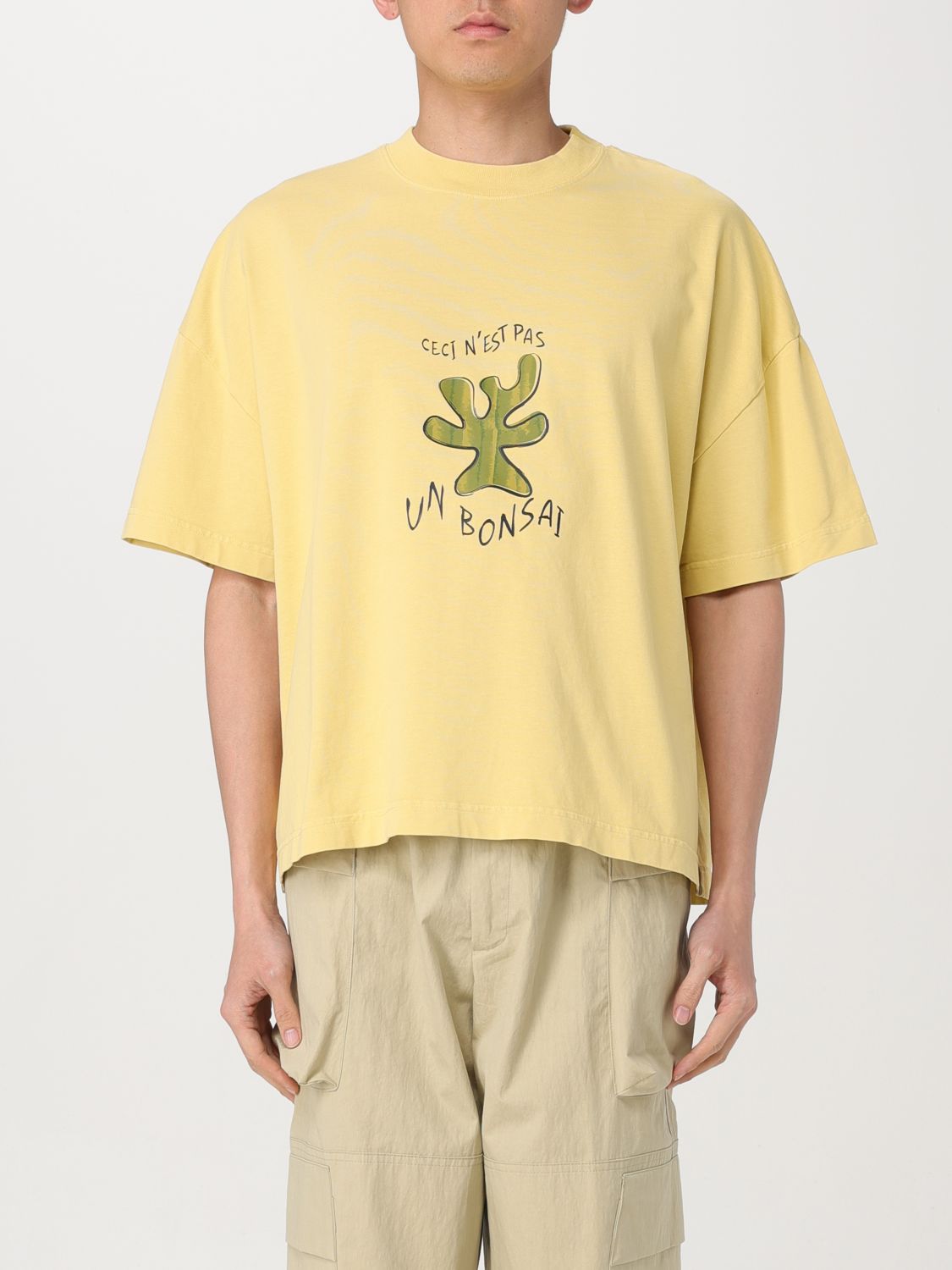 Bonsai T-shirt  Men Color Yellow